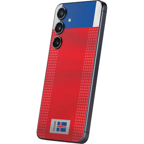 Iceland Soccer Flag Galaxy S25 Plus Skin
